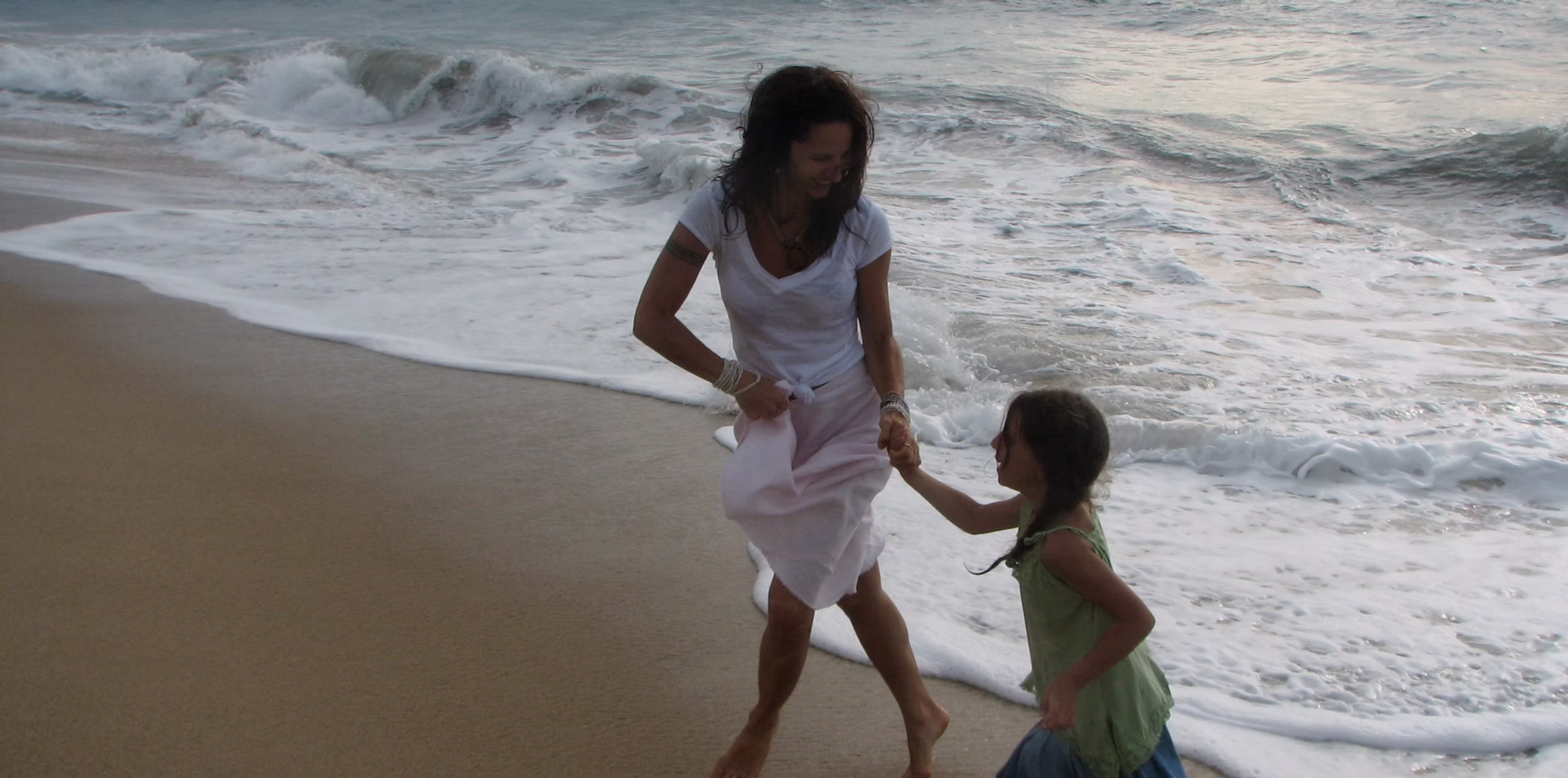 Isabella Scandolari with her daughter